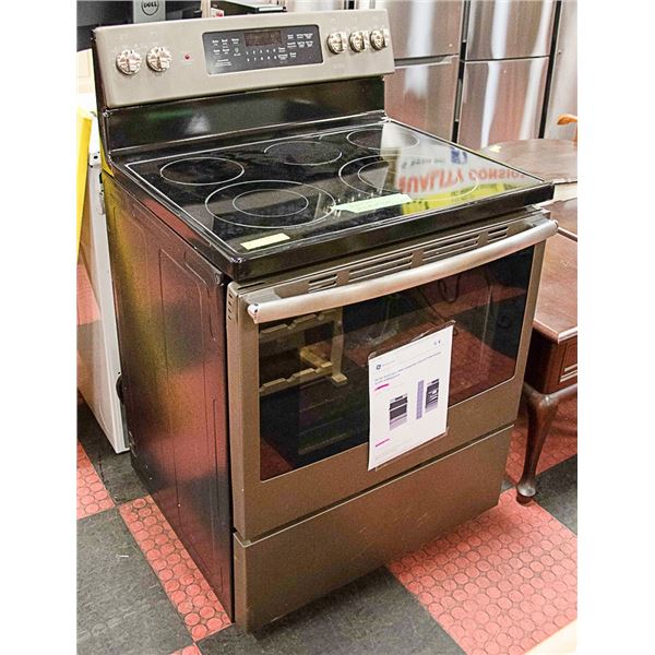 GE 30  SLATE CONVECTION RANGE