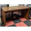 Image 1 : MEDIUM WOODGRAIN COMPUTER DESK/WORK STATION