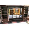 WOOD 4 PIECE ENTERTAINMENT CABINET SET