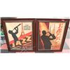 Image 1 : PAIR OF "JAZZ" PICTURES 28" X 34"