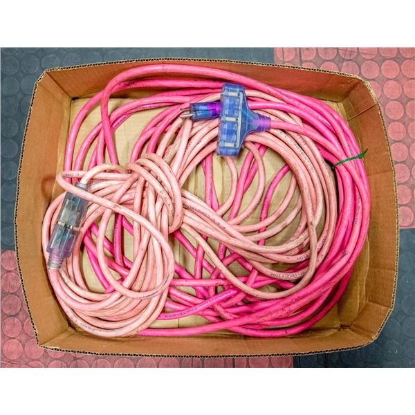 PAIR OF HEAVY DUTY OUTDOOR CONSTRUCTION CORDS