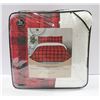 Image 1 : DOUBLE/QUEEN 3 PC SHERPA COMFORTER SET