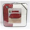 Image 1 : DOUBLE/QUEEN 3 PC SHERPA COMFORTER SET