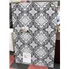 Image 1 : FABRIC NOTICE BOARD W/ INTRICATE DESIGN 40" X 60"