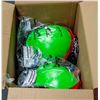 Image 1 : CASE WITH 12 DYNAMIC LIME GREEN HARDHATS