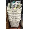 Image 1 : STACKING HAMPER SET WITH HANGERS