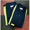 Image 1 : 2 PAIR NAVY BLUE SIZE 62 ONE PIECE COVERALLS W/