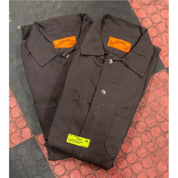 2 PAIR BROWN ONE PIECE COVERALLS SIZE 46T