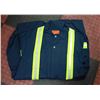 Image 1 : NAVY BLUE SIZE 54 ONE PIECE COVERALLS W/ REFLECTOR