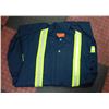 Image 1 : NAVY BLUE SIZE 54 ONE PIECE COVERALLS W/ REFLECTOR