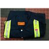 Image 1 : BLUE ONE PIECE COVERALLS W/ REFLECTOR STRIPS S:62