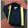 Image 1 : 2 NAVY BLUE ONE PIECE COVERALLS W/ REFLECTORS S:62