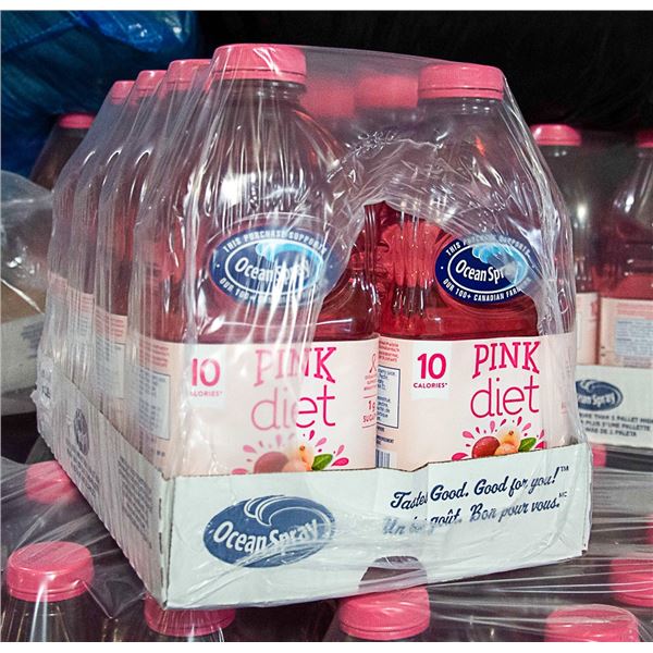 3 CASES OF 8 - 1.89LITRES OF DIET CRANBERRY JUICE