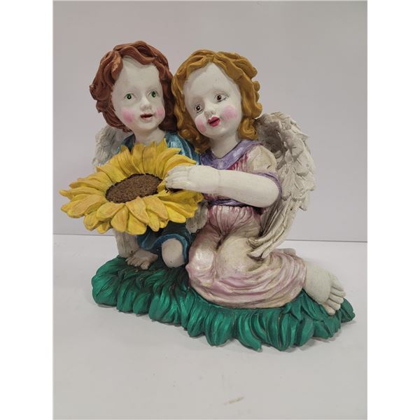 PAIR OF ANGELS GARDEN ORNAMENT