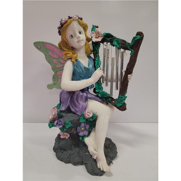 SITTING FAIRY WIMDCHIME ORNAMENT 16 INCH TALL