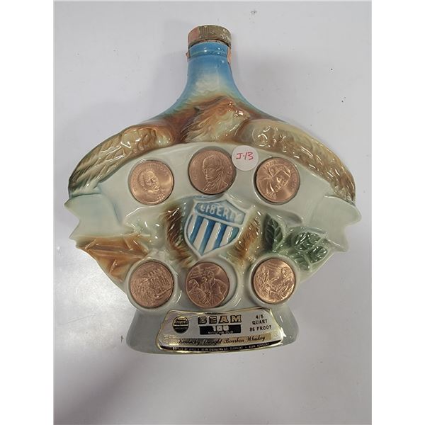 JIM BEAM COLLECTIBLE LIBERTY BOTTLE 1970