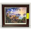 Image 1 : FRAMED DISNEY THOMAS KINKADE PRINT