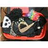 Image 1 : LARGE ORANGE/BLACK TOTE OF HALLOWEEN COSTUMES +