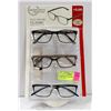 Image 1 : FOSTER GRANT READING GLASSES 3 PACK +3.00