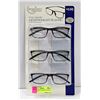 Image 1 : FOSTER GRANT READING GLASSES 3 PACK +2.50