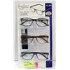 Image 1 : FOSTER GRANT READING GLASSES 3 PACK +2.50