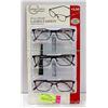 Image 1 : FOSTER GRANT LADIES READING GLASSES 3 PACK +3.00