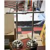 Image 1 : PAIR OF STAINLESS STEEL TOILET PAPER ROLL HOLDERS