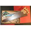 FLAT LOT OF HAND SAW'S & BLADES