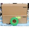 Image 1 : 2 BOXES OF 10 ROLLS EACH. SEISMIC TAPE. GREEN-GLO