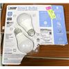 Image 1 : FEIT LED SMART BULBS 2 PACK WIFI APP OPERATED