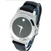 Image 1 : SWISS MOVADO QUARTZ 30MM BLACK DIAL ST STEEL BEZEL