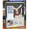 Image 1 : RUSTIC DEER SOLID PINE KIT - NO TOOLS REQUIRED