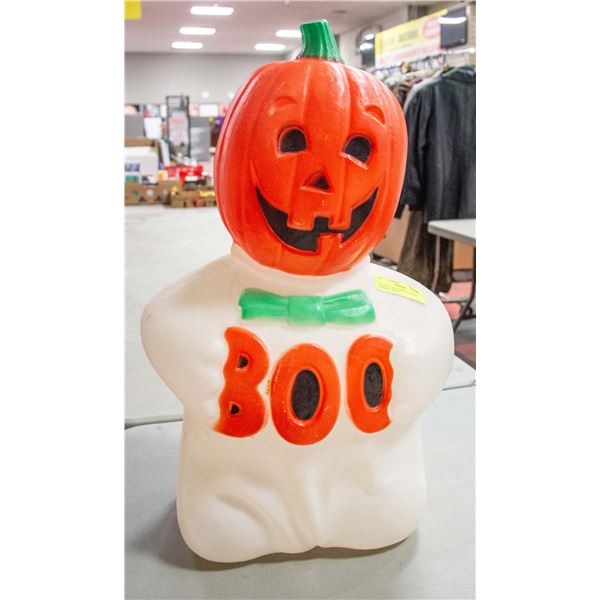 HALLOWEEN GHOST PUMPKIN HEAD 2' TALL