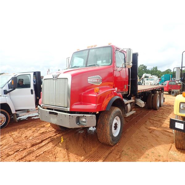 2007 WESTERN STAR 4900FA Flatbed Dump Truck