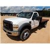 Image 1 : 2009 FORD F550 XL Flatbed Truck