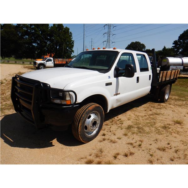 2003 FORD F450 XL Flatbed Truck