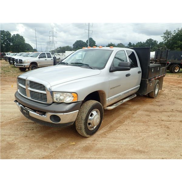 2005 DODGE RAM 3500 Flatbed Truck