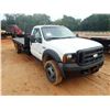 Image 2 : 2007 FORD F550 XL Flatbed Truck