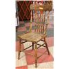 Image 1 : 1920S OAK PRESSED BACK SIDE CHAIR