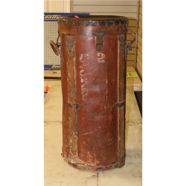 1800S LEATHER MILITARY MAP CAMPAIGN LARGE WE CASE