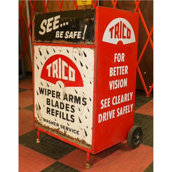 1950S SERVICE STATION TRICO WIPER BLADE BOX ON