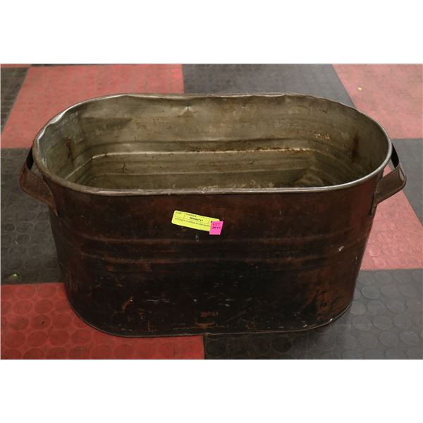 ANTIQUE COPPER WASH BASIN