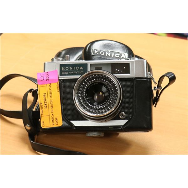 KONICA EE MATIC 35MM CAMERA W CASE