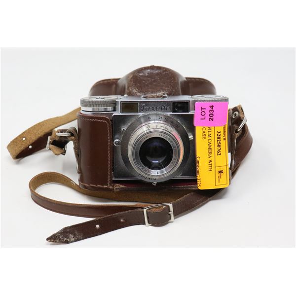 PAXETTE FILM CAMERA WITH LEATHER CASE