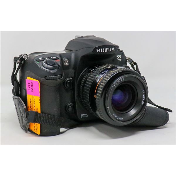 FUJI FILM S5 PRO DIGITAL CAMERA WITH NIKON LENS