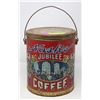 Image 1 : ANTIQUE NASHS JUBILEE COFFEE PUNCHED TIN