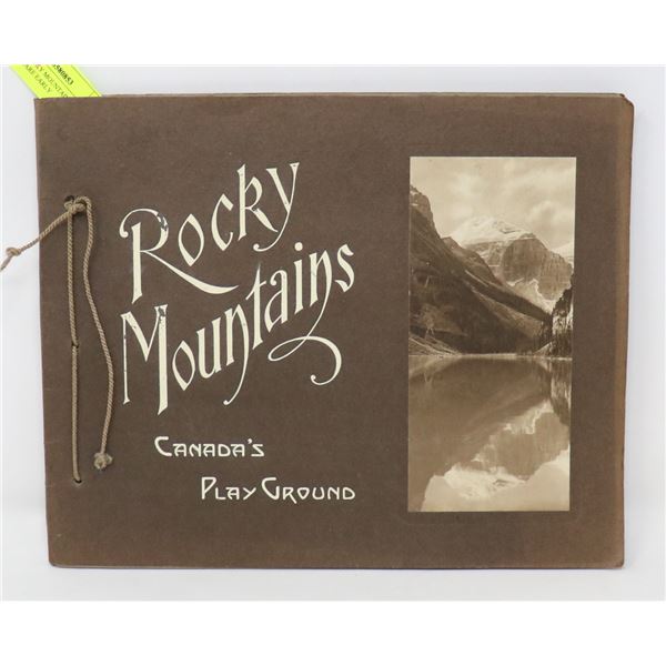 1900S ROCKY MOUNTAIN PHOTO BOOK RARE EARLY