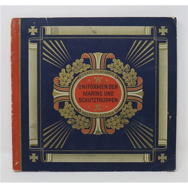 1930S GERMAN CIGARETTE CARD SET IN ALBUM OF