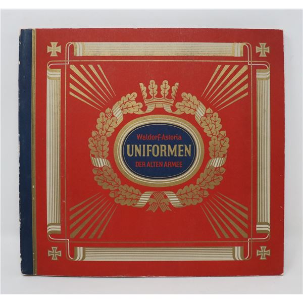 1930S GERMAN CIGARETTE CARD SET IN ALBUM OF ARMY