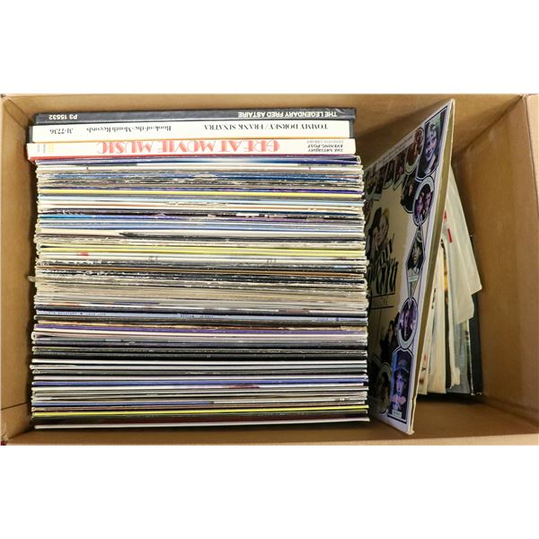 BOX OF ASSORTED VINTAGE RECORDS